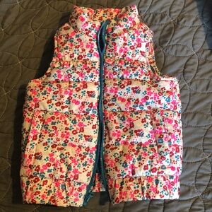 Floral Puffy Vest